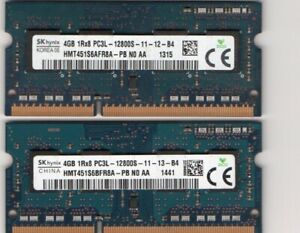 8GB (2x4GB) Dell Latitude E5440 E5450 E5550 E7250 E7440 E7450 DDR3L Memoria Ram